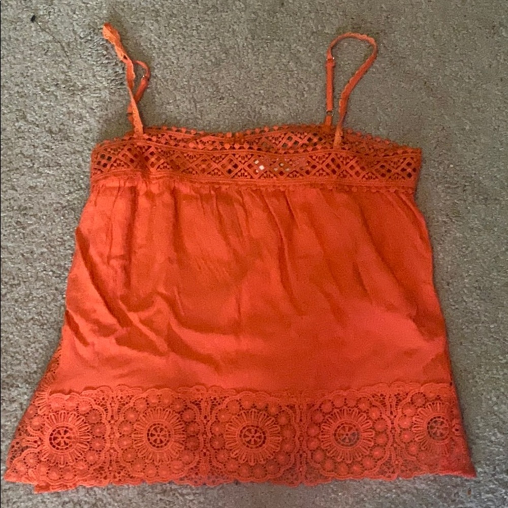 Orange tank top